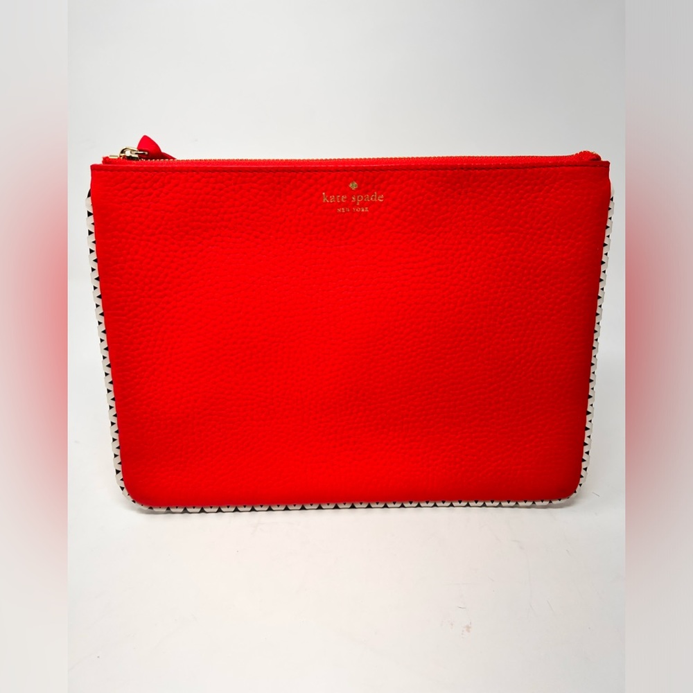 Kate spade Sheffield Street Gia Leather Clutch Bag- Prickly pear wallet